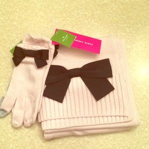 Kate Spade scarf and gloves